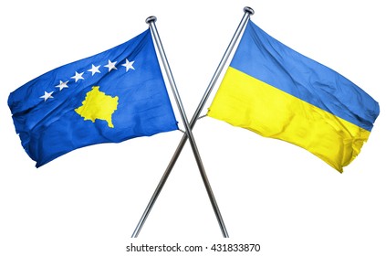 kosovo flag ukraine 3d rendering 260nw 431833870